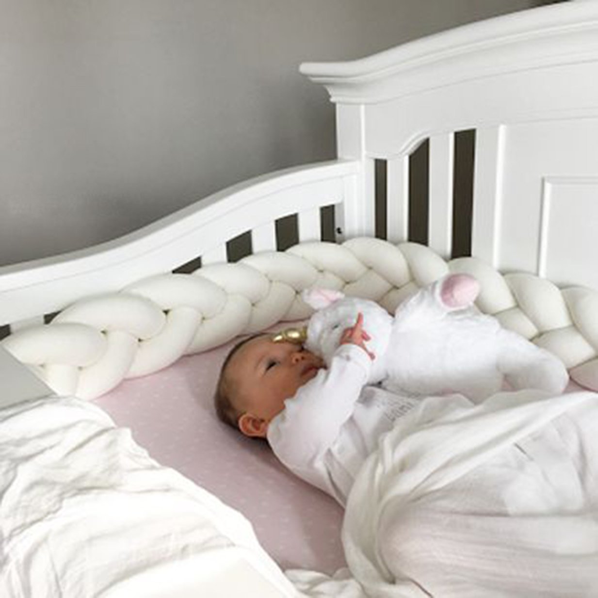 Amazon Com Braided Crib Bumper Knot Pillow Knot Cushion