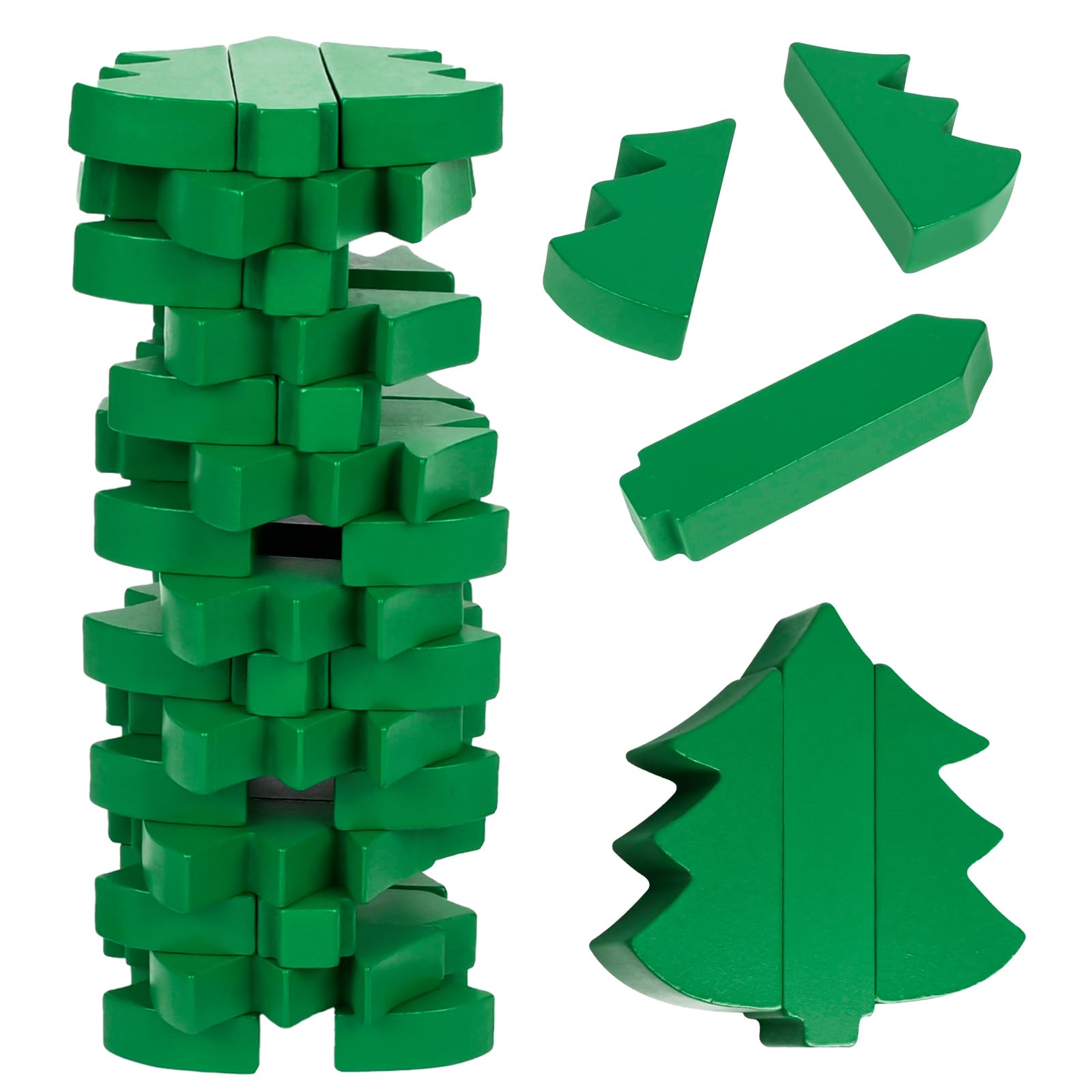 Photo 1 of ****Factory seal****

RXLWYUNLAE Christmas Wooden Blocks Stacking Game, Green Tree Collapsible Tower Game for Family Game Nights, Parties & Festive Decor, Suitable for Indoor/Outdoor Play