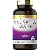 Carlyle Niacinamide 1000 mg | 400 Capsules | High Potency Formula | Non-GMO, Gluten Free Supplement