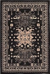 Unique Loom Taftan Collection Border Geometric