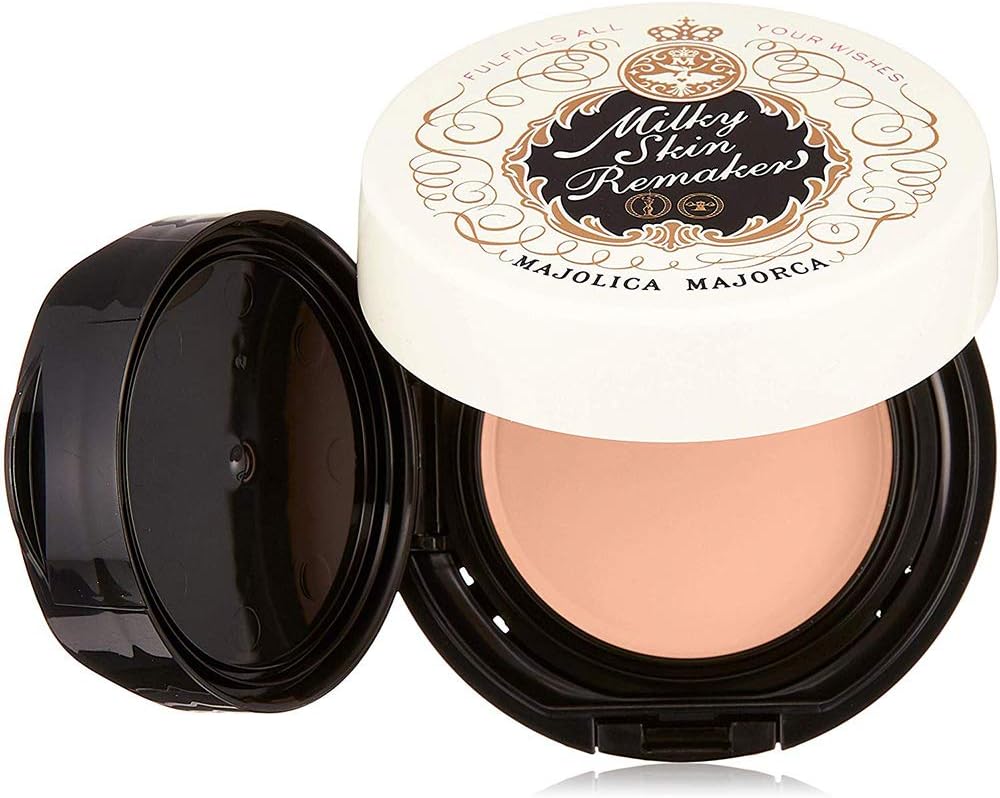Shiseido Majolica Majorca Milky Skin Remaker Cream Foundation SPF28 PA+++ - NB (Green Tea Set)