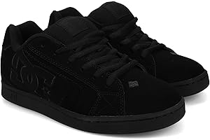 DC Men's Net Lace-Up Shoe, Wild Dove/Black, 6 US