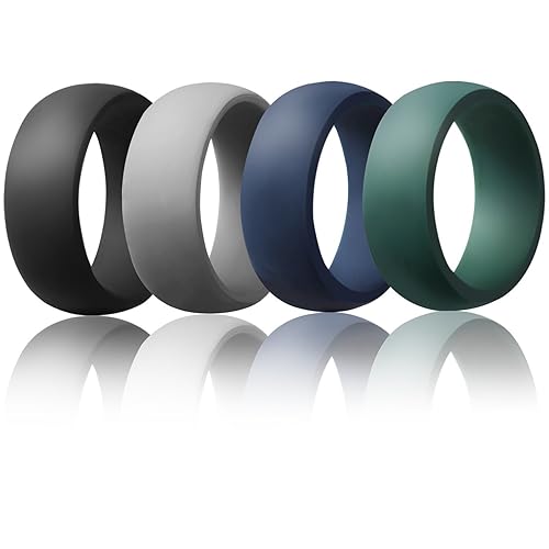 Silicone Wedding Ring For Men By AVEN Pack Designed for