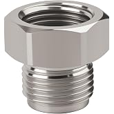 TTHP3141 1/2"Adapter Compatible with Toto Washlet C5,SW583(1-PACK) | fit for Toto Washlet S350E ,SW3036, 550e ,SW3345 washlet and others,with Rubber Washer