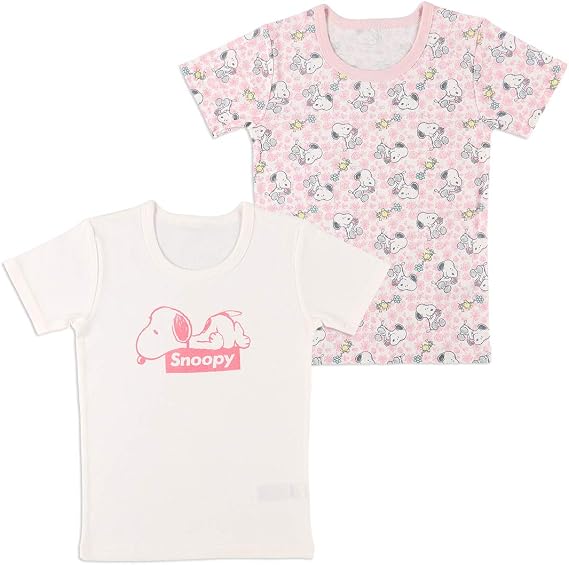 Amazon Co Jp 西松屋 ２枚組半袖シャツ スヌーピー 100cm 110cm 1cm 130cm 100cm 服 ファッション小物