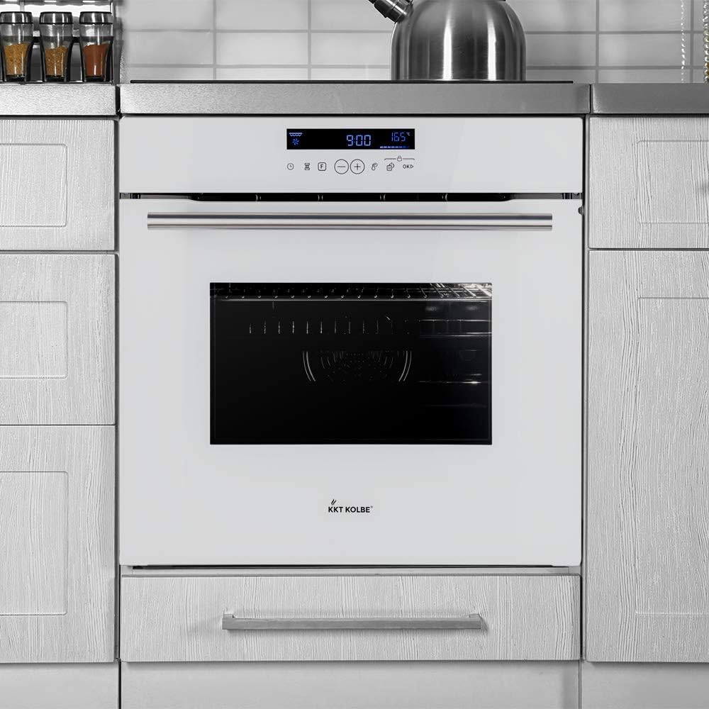KKT KOLBE Forno elettrico da incasso bianco EB8015W 60cm, 70 l, aria calda,  3,3kW, sistema di cottura, SensorTouch, cassetti telescopici, autopulente,  frontale in vetro Grandi elettrodomestici Cucine, forni e piani cottura  berjaya.edu.my
