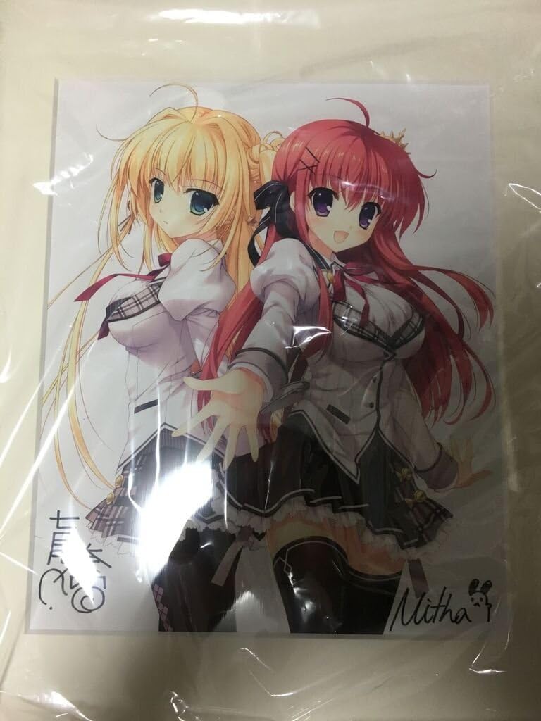 Alia S Carnival 七尾奈留 Mitha 直筆サイン入り複製原画 あいすとちょこ Indico Lite アイドル 芸能人グッズ 通販 Amazon