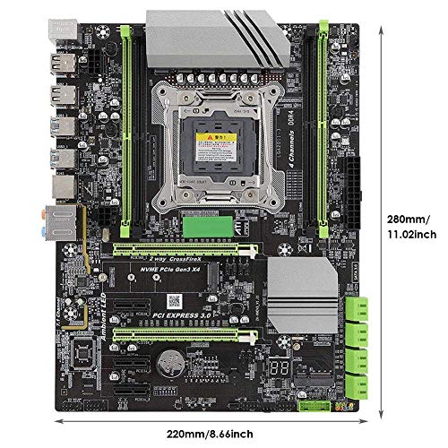 Tosuny-Desktop-Motherboard-for-Intel-X99-CPU-Slot-for-I7-E5-LGA2011-3-4-DDR4-213324002800-Mhz-Memory-8-SATA201SSDM22PCI-E-16X-interface-PC-Motherboard