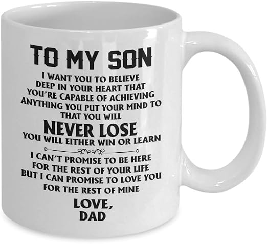 i love dad mug