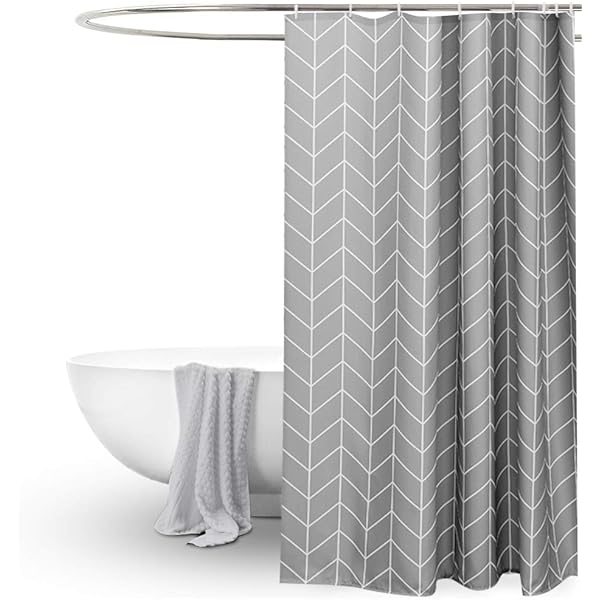 Eurcross 180 X 200cm Long Shower Curtains Mould Proof Resistant