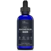 Ionic Magnesium Drops 440 mg- 4oz (48 Servings) Concentrate from Utah&rsquo;s Great Salt Lake | Liquid Magnesium Supplement for Vitality &amp; Hydration Support - Muscle, Bone &amp; Nerve Function