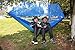 Everking Double Camping Hammocks with Mosquito Net,Lightweight Parachute Nylon Fabric Double Hammock For Outdoor Travel Camping Hiking Backpacking Backyard (blue)