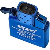 Zippo High Polish Blue Double Arc Rechargeable Lighter Insert - Everyday Use, Outdoor, Camping Flip-Top Lighters