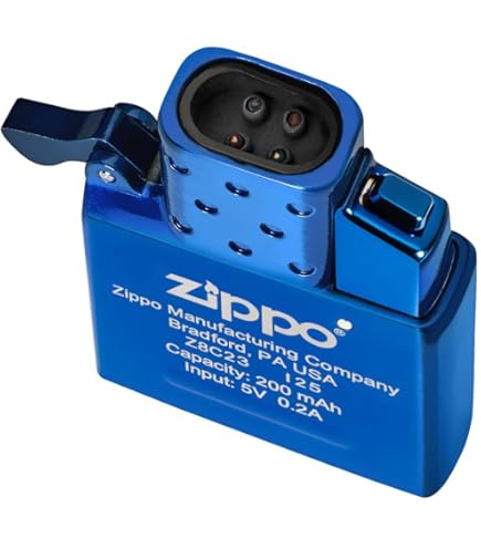 Amazon.com: ZIPPO Lighter Armor Titanium Coating Blue 16-BLTT