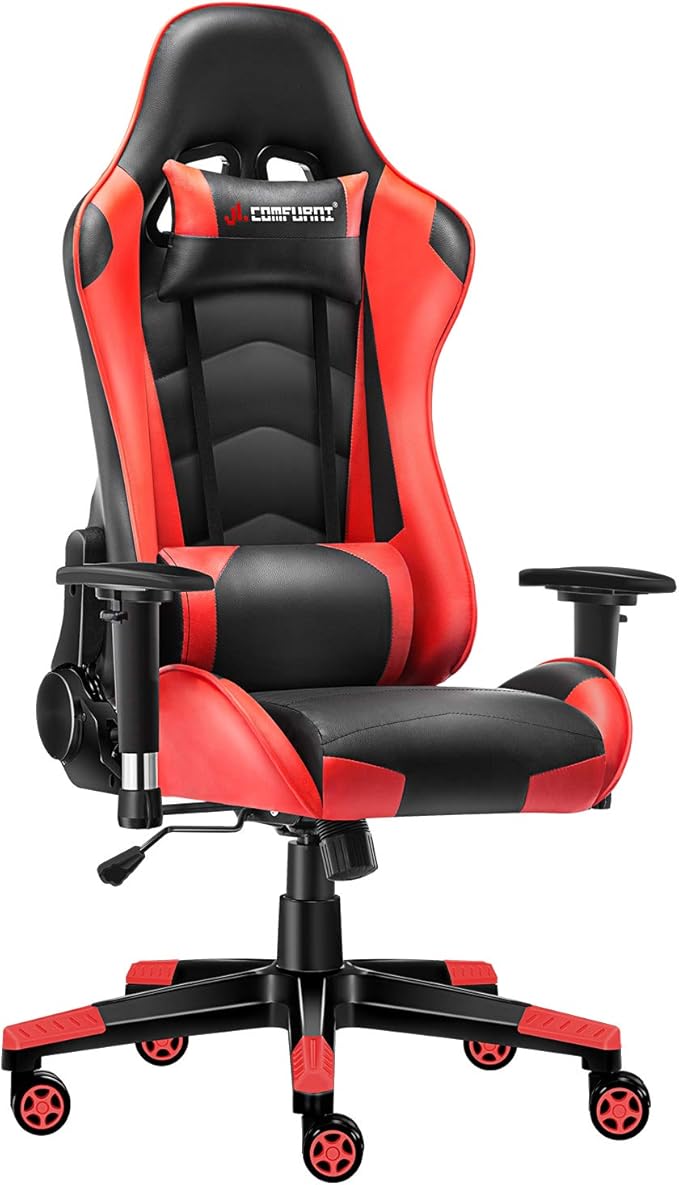 JL Comfurni Gaming Chair Computer Chairs Ergonomic Swivel Office PC