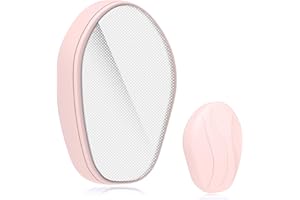 hoyesch Crystal Hair Eraser for Women and Men, Reusable Crystal Hair Remover Magic Painless Exfoliation Hair Removal Tool, Magic Hair Eraser for Back Arms Legs (Pink)