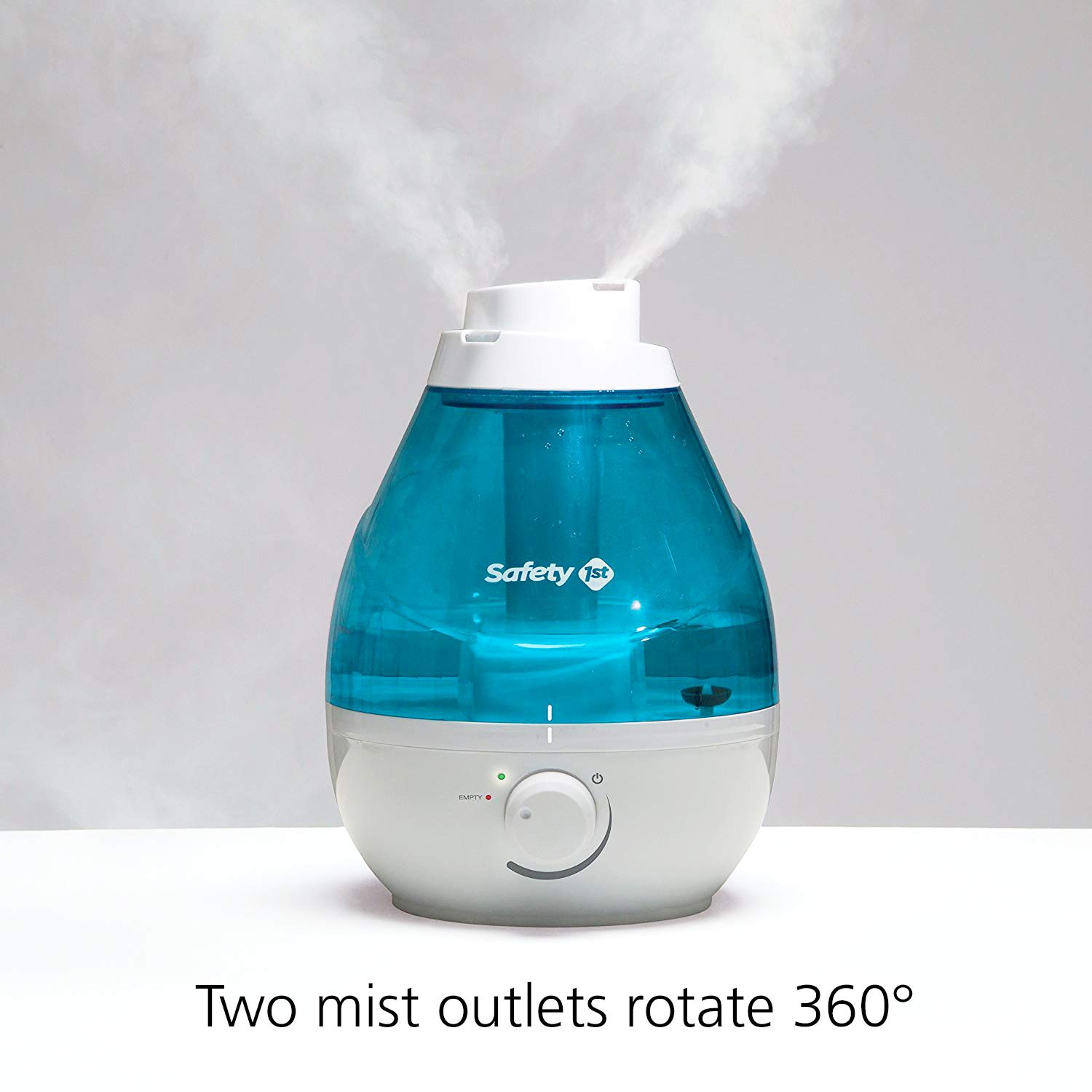One Size Seafoam Safety 1st 360 Degree Cool Mist Ultrasonic Humidifier