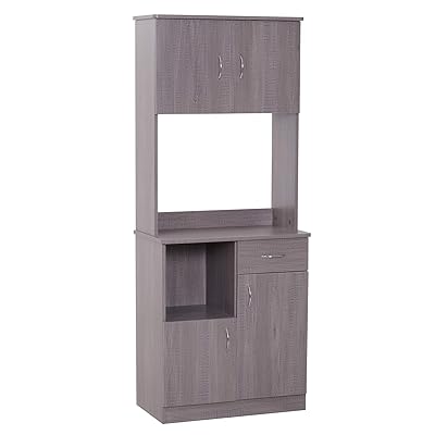 HOMCOM 70” Modern Free Standing Kitchen Pantry Storage Cabinet
