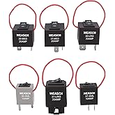 Weasch 9038A Relay Bypass Switch, Relay Tester, Amp Loop Fuel Pump Relay Bypass Kit, Pack of 6
