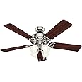 Hunter Fan Company Studio Series Indoor Ceiling Fan with LED Lights and Pull Chain Control