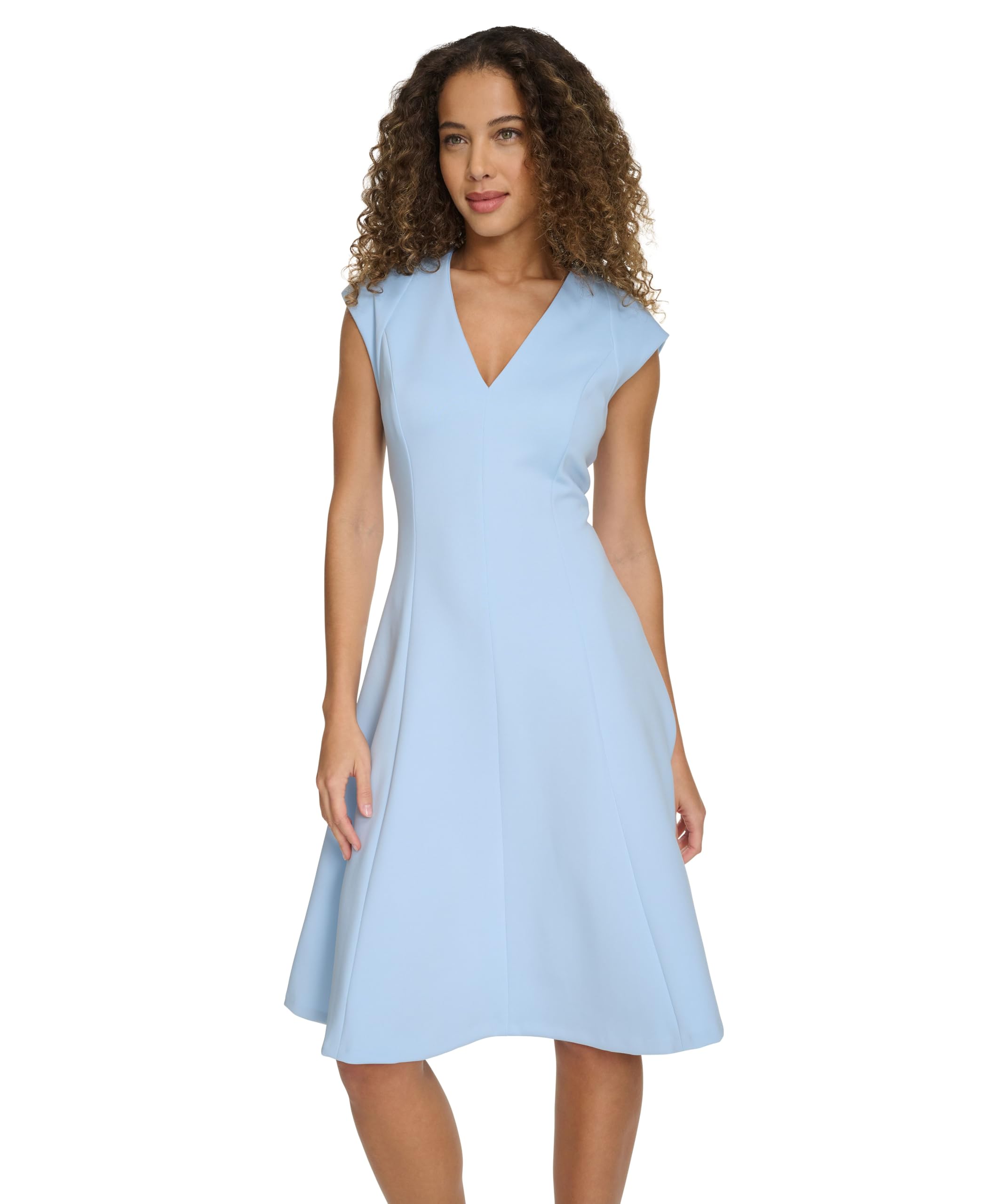 Calvin Klein Women’s Dresses Dress, Lt Bayou, 6
