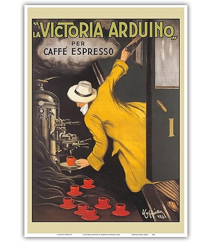 Amazon.com: ARTCANVAS La Victoria Arduino Caffe Espresso 1922