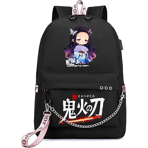 Amazon.com: CUSALBOY Kpop Backpack Black，Pink Shouler Bag