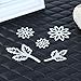 Whitelotous 5pcs Flower Leaves Cutting Dies Handmade DIY Stencils Template Embossing for Card Scrapbooking Craft