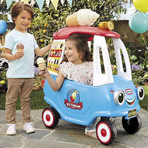 Little Tikes Cozy Ice Cream Truck, Cozy Coupe Ride On Car, Kid and