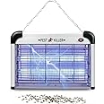 LINKPAL Electric Bug Zapper/Pest Repeller Control Indoor 2800 Volt UV Lamp Flying Fly Insect Killer Mosquitoes Flies Killer Repellent Traps Eliminator Catcher Lure Zap Kills Mosquito (20W Bug Killer)