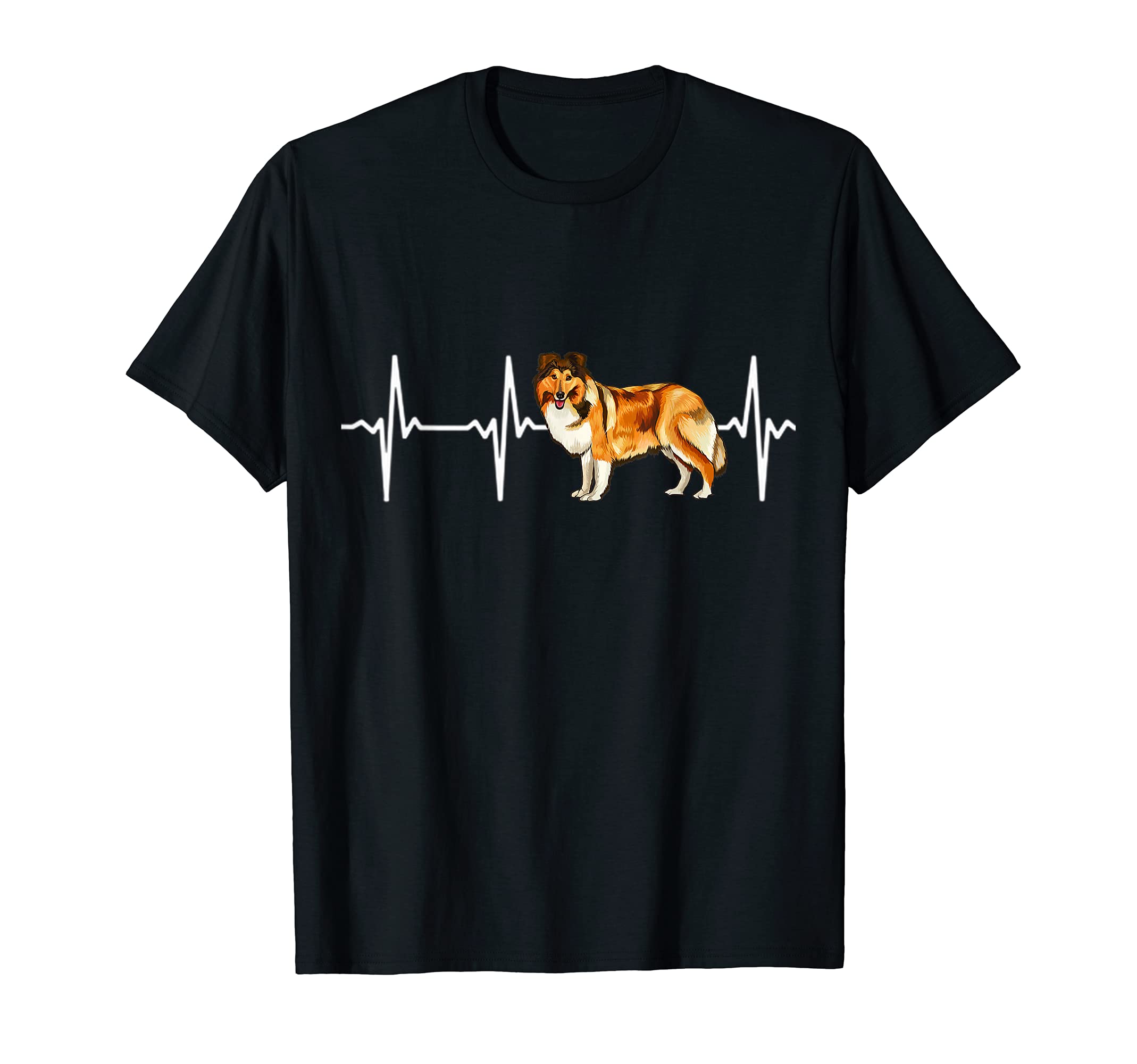 Shetland Sheepdog Heartbeat Love My Dog T-Shirt