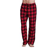 CYZ Men's 100% Cotton Super Soft Flannel Plaid Pajama Pants