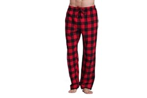 CYZ Men's 100% Cotton Super Soft Flannel Plaid Pajama Pants