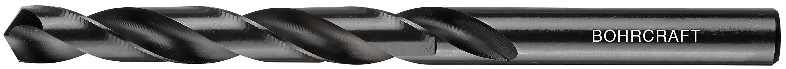 Bohrcraft 11191330019 HSS-G DIN 338/Basic in Sturdy Plastic Box, 19-Piece 1 V, Black