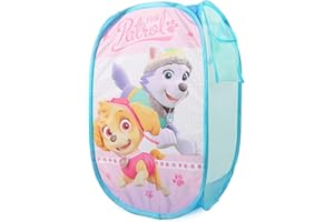 FOUMAN Pop Up Hamper with Durable Carry Handles - 13 Cartoon Styles for Kids (Paw Patrol blue)