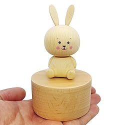 LILYXIN Cute Little Rabbit Mini Music Box, Bunny