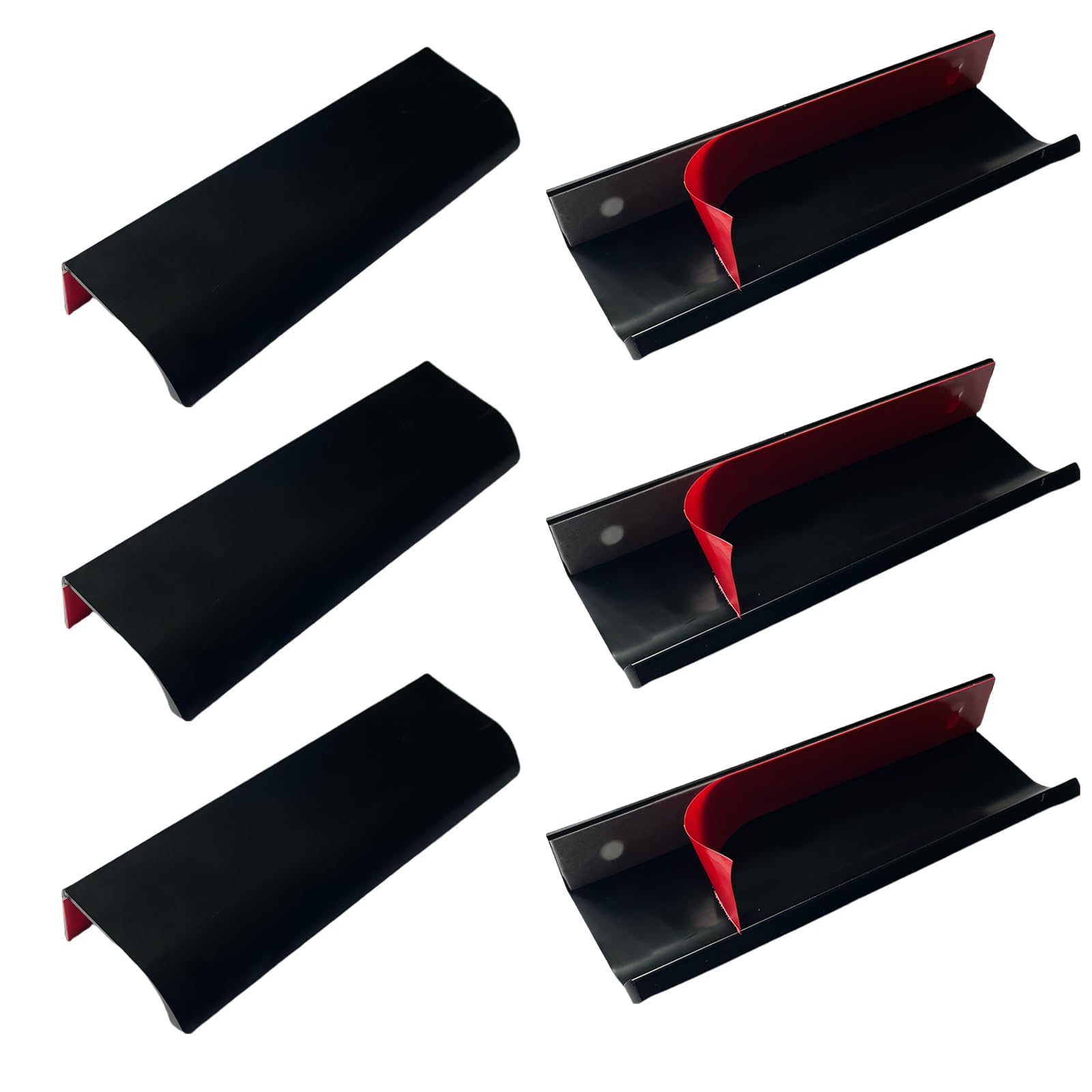 SiLnmLih 6 Pack Adhesive Edge Finger Tab Pull Self