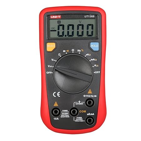 UNI-T UT136B digital Multimeter Multimeter aktuelle Spannung Meter Hand-Multimeter / Voltmeter / Stromkreisprüfer (Gleichstro