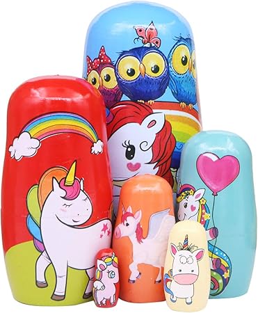 unicorn nesting dolls