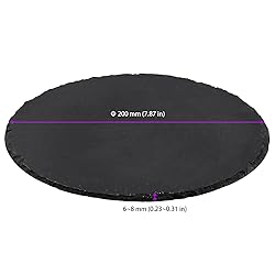 MUKLEI 10 PCS 8 Inches Slate Board - Black Cheese