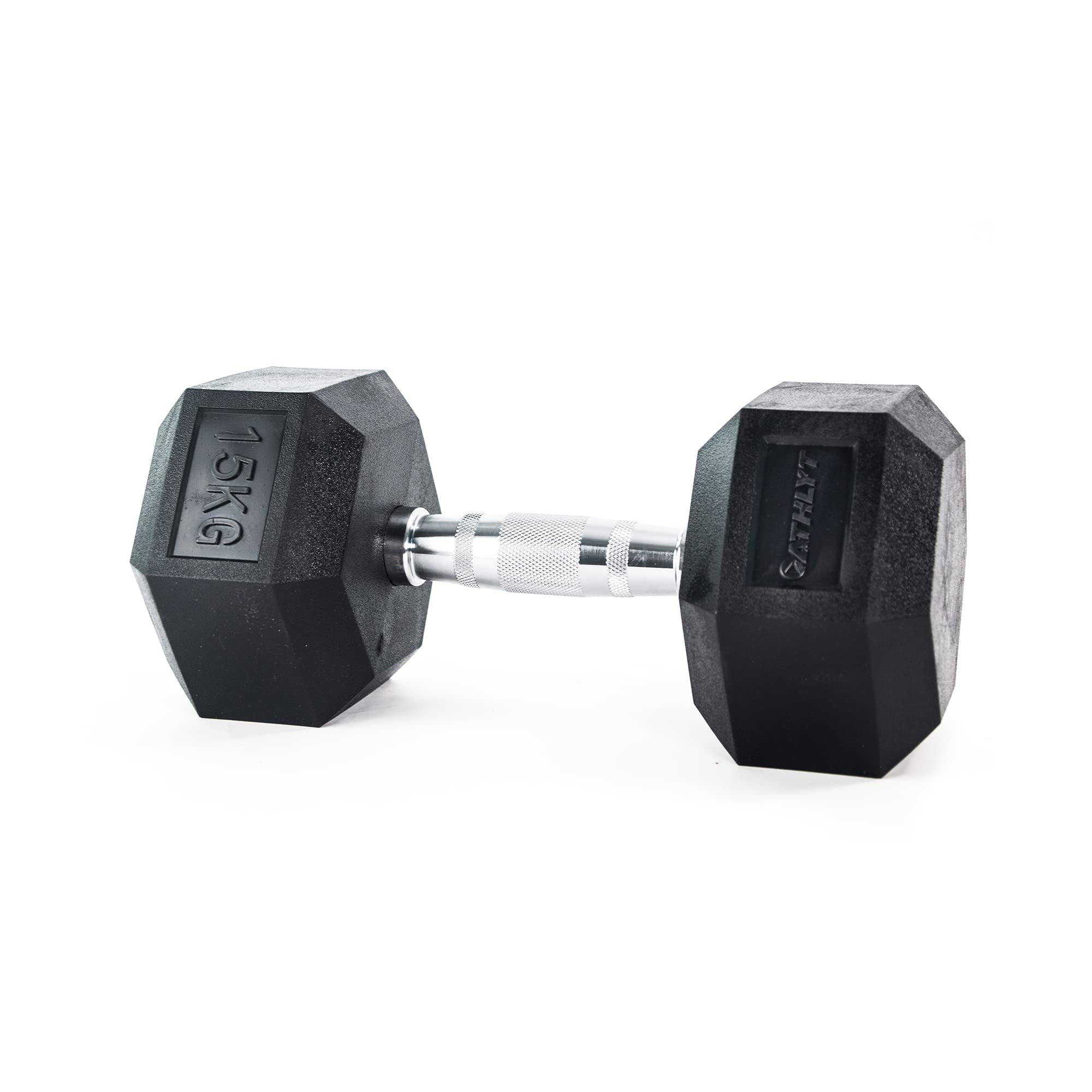 Athlyt Hex Dumbbell (Rubber) 15kg