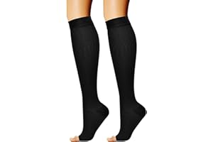 Compression Socks Women High Knee Socks Women's Low Cut Socks, Blue/white/grey Socks for Extreme Cold Weather