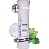 Keranique Scalp Stimulating Keratin for Thinning Hair, Hair Regrowth Amino Complex Shampoo Volumizing, 8 Fl Oz
