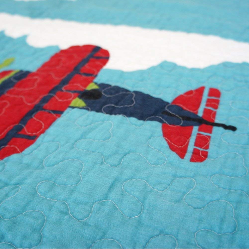 Ameublement Et Decoration 110 X 130 Cm Tealp Couvre Lit Reversible Pour Lit De Bebe En Patchwork Pour Le Printemps Et Lete Cuisine Maison Lemoncitylive Com