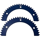 Split Aluminum Sprocket 53 Tooth for 35 Chain (Blue)