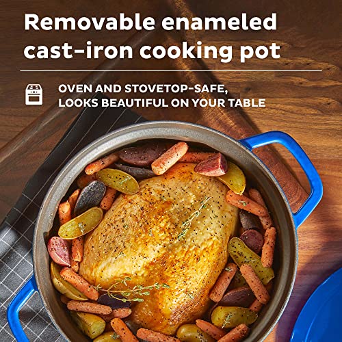 Instant Electric Round Dutch Oven, 6Quart 1500W, From the Makers of