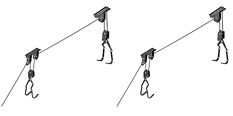 Amazon Com Racor Ceiling Mounted Bike Lift Up To 50 Lbs Pack