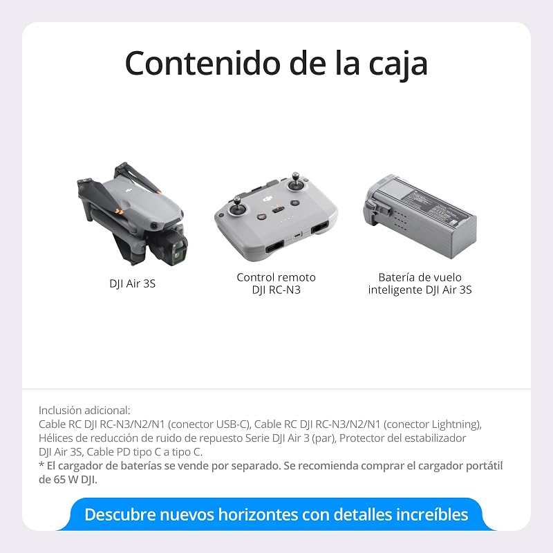 Air 3S (RC-N3), dron 4K con doble cámara