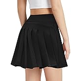 Zaclotre Girls Tennis Skirt with Shorts Pleated Back Kids Golf Skort Workout Running Sports Athletic Skirt with Pockets
