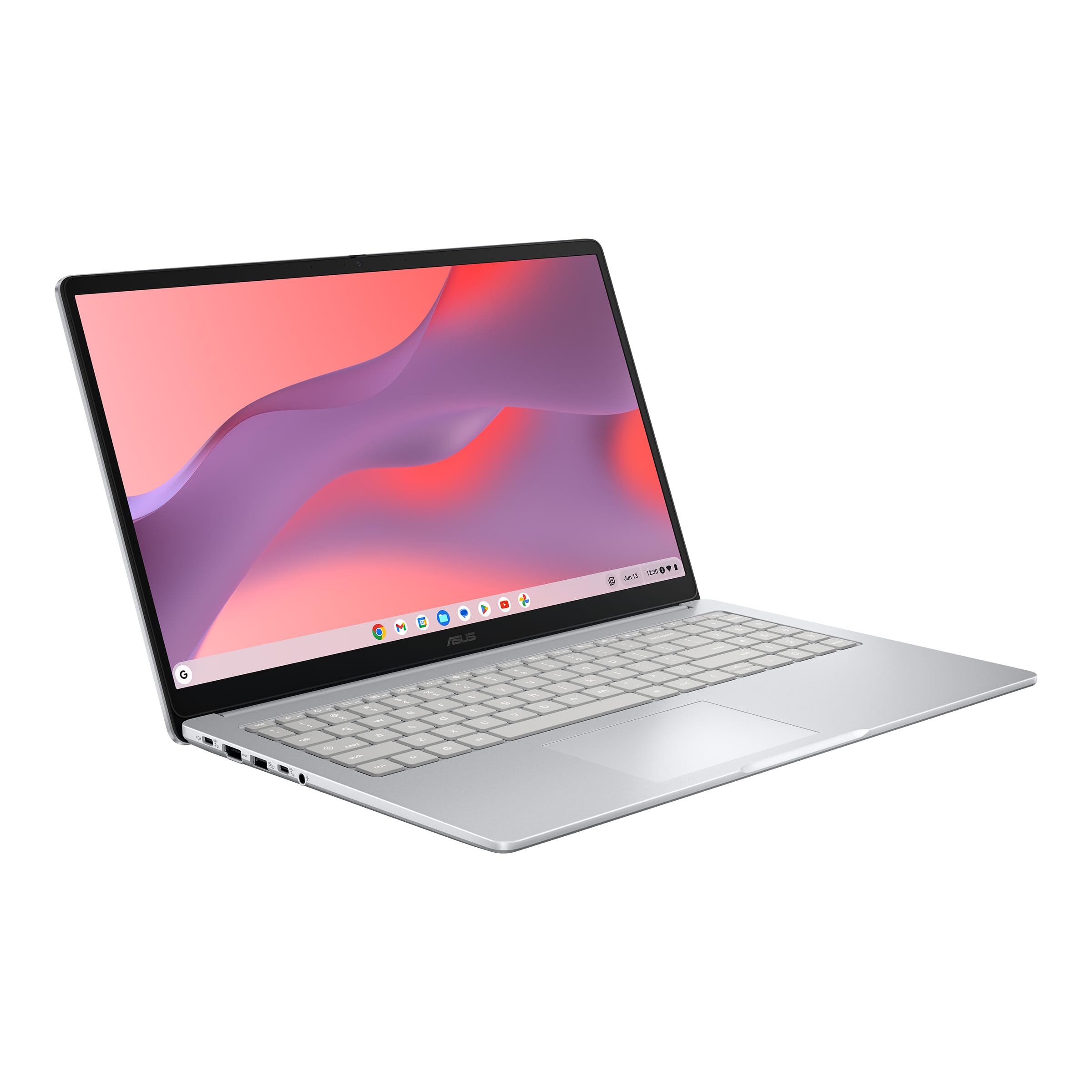 ASUS Chromebook CX15 Laptop, 15.6" FHD Anti-Glare Display, Intel® Processor N50, 128GB Storage, 8GB RAM, ChromeOS, Pure Grey, CX1505CTA-AS88F-PG